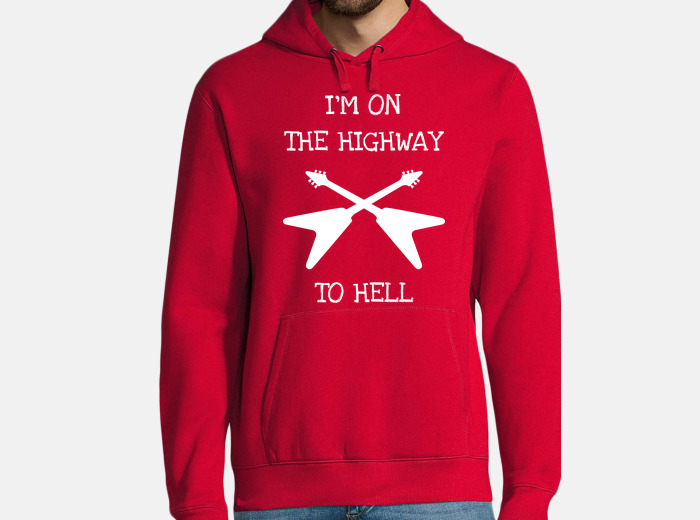 Highway to hell - ac dc - metal hoodie | tostadora