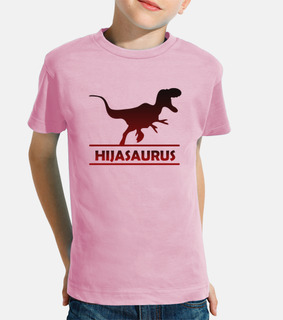 hijasaurus short sleeve t-shirt for dinosaur daughter