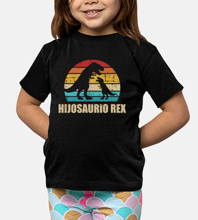 hijosaurio rex vintage retro para hijo