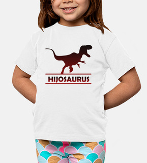 Hijosaurus camiseta manga corta para hijo dinosaurio