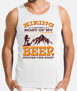 hiking and beer hiker funny saying