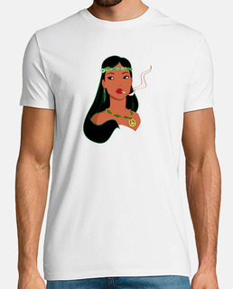 Hippiehontas Pocahontas Fumando