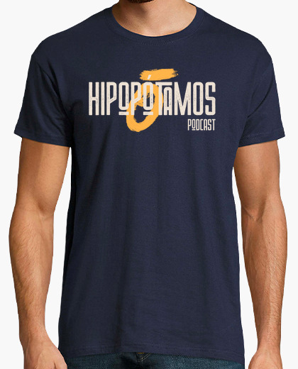 Hippo men's t-shirt - dark colors -...