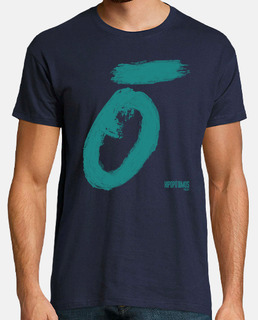 hippo or turquoise t-shirt - man - dark colors