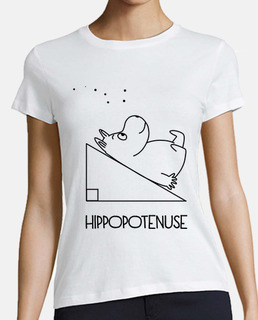hippopotenuse - baseball style t-shirt - t-shirt