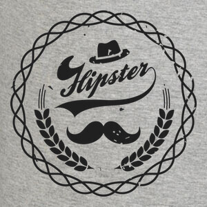 Camisetas HIPSTER MOUSTACHE (GRUNGE)