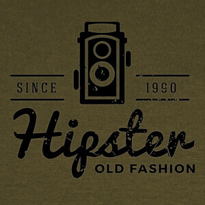 Camisetas HIPSTER OLD FASHION (GRUNGE)