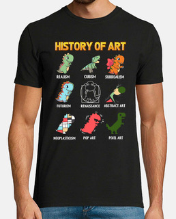 history of art with dinosaurs english