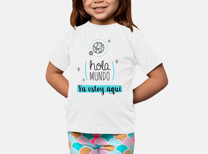 Camisetas niños hola mundo | laTostadora