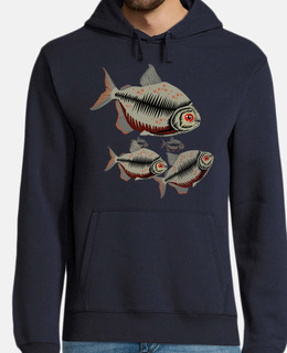 Hombre, jersey con capucha, azul marino
