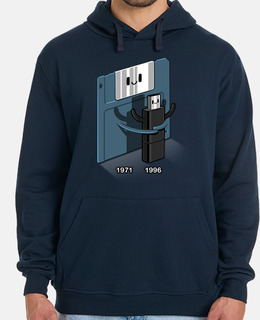 Hombre, jersey con capucha, azul marino