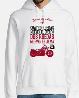 Hombre, jersey con capucha, blanco