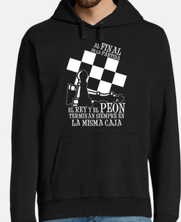 Hombre, jersey con capucha, negro