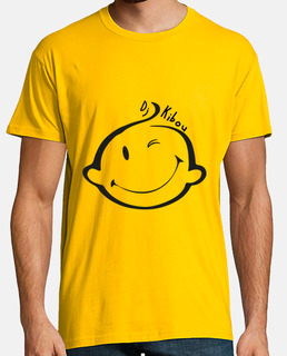 Hombre, manga corta, amarillo limón, calidad extra