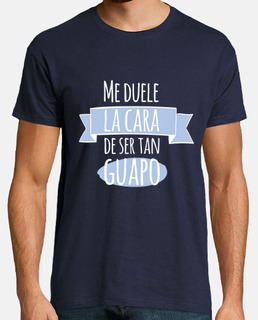 Hombre, manga corta, azul marino, calidad extra
