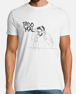 Hombre, manga corta, blanco, calidad extra