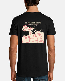 Hombre, manga corta, negra, calidad extra