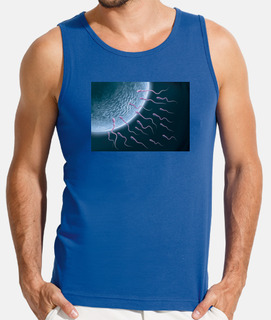 Hombre, sin mangas, azul royal