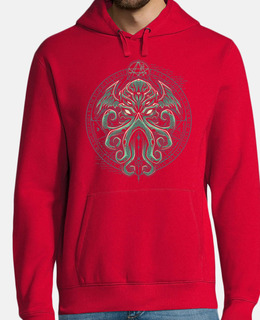 Hombre, sudadera, negra