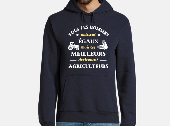 Sweat hommes agriculteur humour agricole tostadora