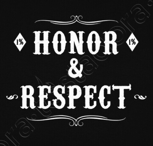 Girl t-shirt honor & respect | tostadora.co.uk