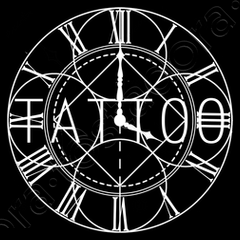 Tatuaje reloj store numeros romanos