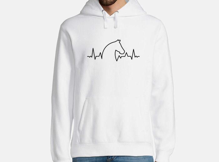 Horse top heartbeat hoodie