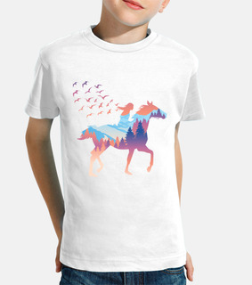 Horse Girl Rider Horses Gallop Ride