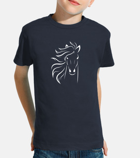 horse head 2 riding t shirt
