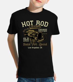 hotrod rockabilly motor t-shirt classici cars 1982 american hot rod los angeles