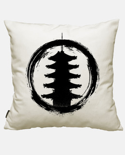 Housse de coussin coton, blanc