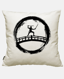 Housse de coussin coton, blanc