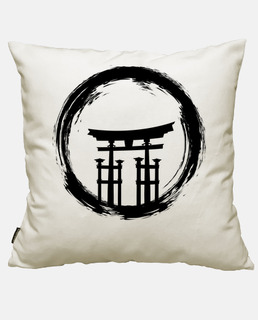 Housse de coussin coton, blanc