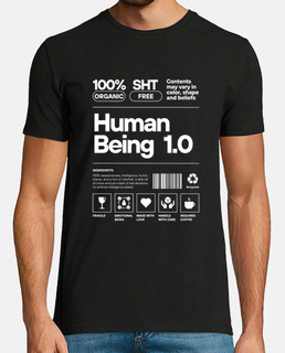 Human Being 1.0 funny text based