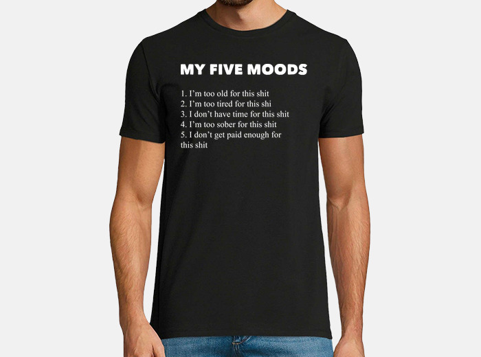 Humorous my five moods introverts gag... | tostadora Humorous my five moods introverts gag... | tostadora