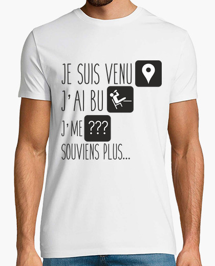 Avoir Images Tee Shirt Humour Je Suis Venu J Ai Bu Je Me Souviens Plus dernière par