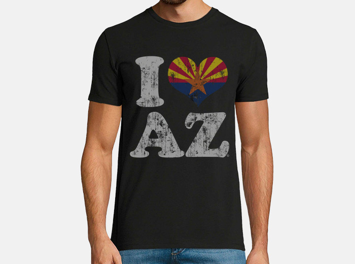 Arizona Flag Heart T-Shirt Arizona Flag Heart T-Shirt