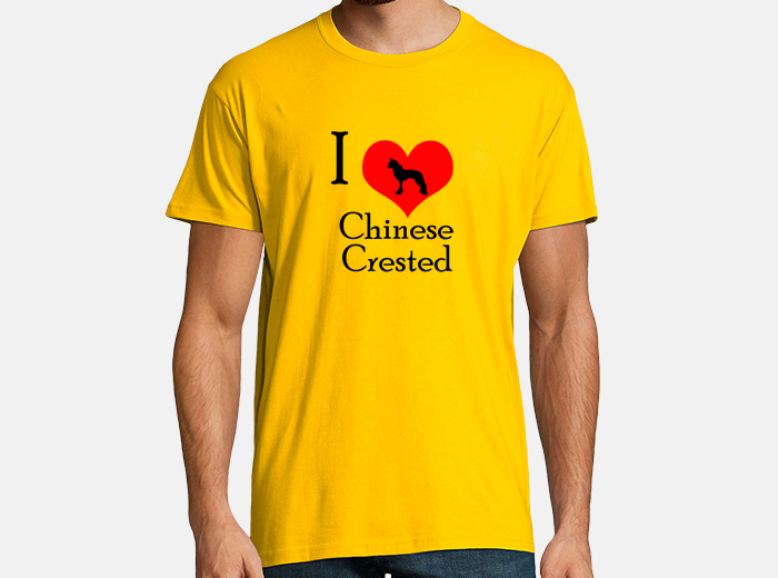 Chinese crested t shirt sale