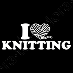 I love knitting t shirt tostadora