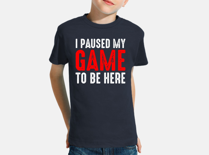 I Paused Battlefield V To Be Here T-Shirt Men Women I Paused Battlefield V To Be Here T-Shirt Men Women