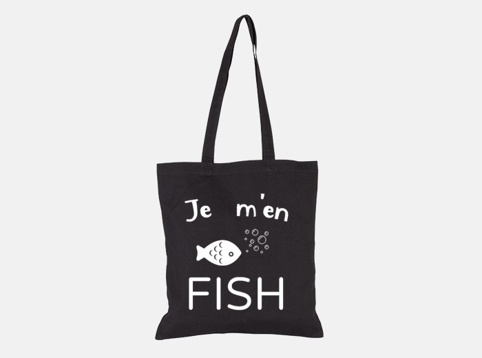 I39m in fish humor fish gift bag