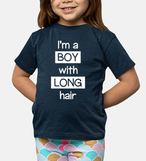 i am a boy with long hair