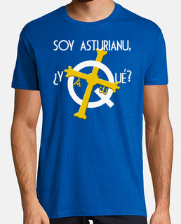 i am asturian, so what? dark background - short sleeve t-shirt