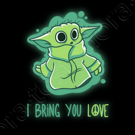 Camiseta I Bring You Love Baby Yoda Latostadora Camiseta I Bring You Love Baby Yoda Latostadora