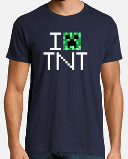 I Creeper (Love) TNT Minecraft - Blanco