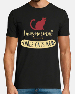 i était normalement il y a trois chats