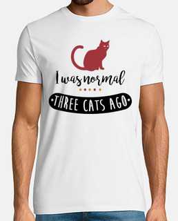 i était normalement il y a trois chats