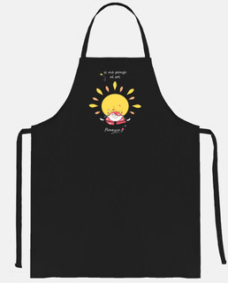 i flourish-black apron