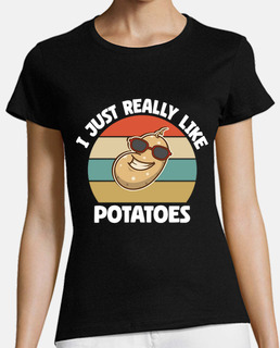 I Just Really Like Potatoes T-Shirt Fun