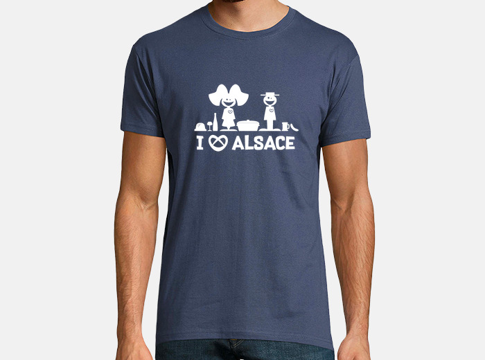 I love alsace t shirt tostadora